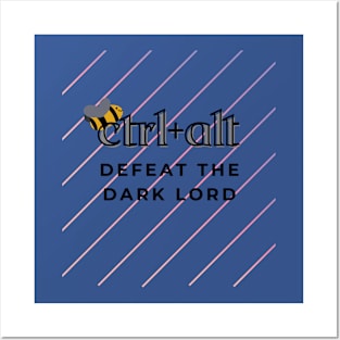 defeat the dark  shirt Posters and Art